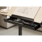 Dellonda Electric Standing Drafting Desk Ergonomic Drawing Sit/Stand Table 0-40°