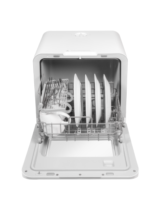 Dellonda 3 Place Settings Mini Portable Tabletop Dishwasher with 7 Wash Functions