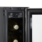 Baridi 7 Bottle 15cm Slim Wine Cooler with Digital Touchscreen Controls, Stainless Steel