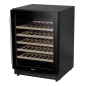 Baridi 54 Bottle Wine Cellar Fridge with Digital Touch Screen Controls, Black