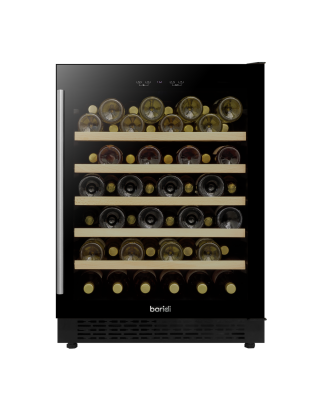 Baridi 54 Bottle Wine Cellar Fridge with Digital Touch Screen Controls, Black