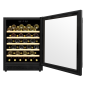 Baridi 54 Bottle Wine Cellar Fridge with Digital Touch Screen Controls, Black