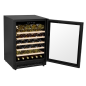 Baridi 54 Bottle Wine Cellar Fridge with Digital Touch Screen Controls, Black