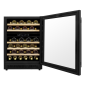 Baridi 46 Bottle Wine Cellar Fridge with Digital Touch Screen Controls, Black