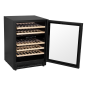 Baridi 46 Bottle Wine Cellar Fridge with Digital Touch Screen Controls, Black