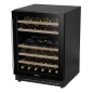 Baridi 46 Bottle Wine Cellar Fridge with Digital Touch Screen Controls, Black