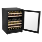 Baridi 46 Bottle Wine Cellar Fridge with Digital Touch Screen Controls, Black