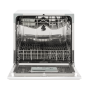 Baridi Compact Tabletop Dishwasher 8 Place Settings, 6 Programmes, Low Noise, 8L Cycle, Start Delay - White