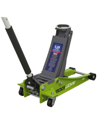 Low Profile Rocket Lift Trolley Jack 2.25 Tonne - Green