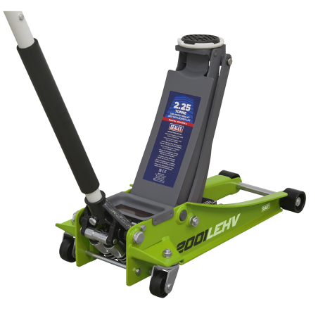 Low Profile Rocket Lift Trolley Jack 2.25 Tonne - Green