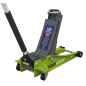 Low Profile Rocket Lift Trolley Jack 2.25 Tonne - Green