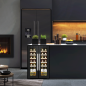 Baridi 24 Bottle Dual Zone Wine Cooler, Fridge, Touch Screen, LED Light Black and Mirror Glass Door