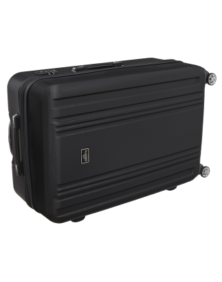 Dellonda Ensemble de 3 valises à bagages légères avec serrure ABS TSA Noir