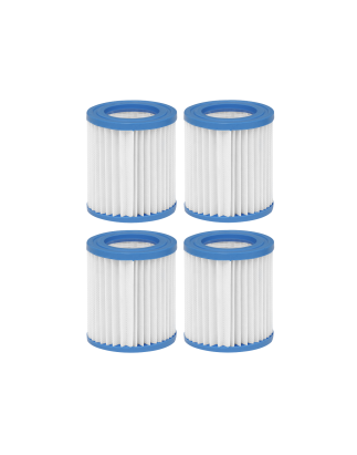 Dellonda Swimming Pool Filter Cartridge, Use for DL19 & DL20, Pack of 4