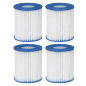 Dellonda Swimming Pool Filter Cartridge, Use for DL18 & DL21, Pack of 4