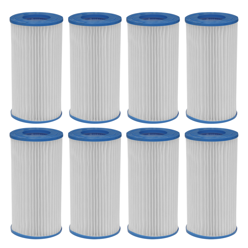 Dellonda Swimming Pool Filter Cartridge, use for DL22, Pack of 8