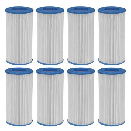 Dellonda Swimming Pool Filter Cartridge, use for DL22, Pack of 8