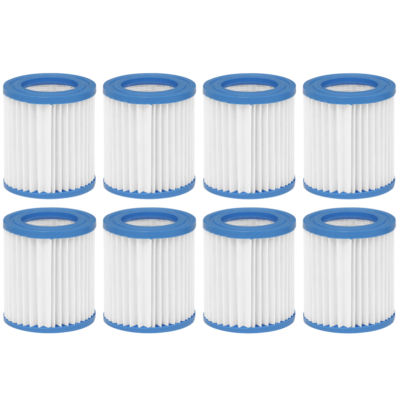 Dellonda Swimming Pool Filter Cartridge, Use for DL18 & DL21, Pack of 8 - DL122