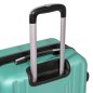 Dellonda Set 3-Piece Lightweight ABS Luggage Set with Integrated TSA Approved Combination Lock - Teal - DL126