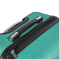 Dellonda Set 3-Piece Lightweight ABS Luggage Set with Integrated TSA Approved Combination Lock - Teal - DL126