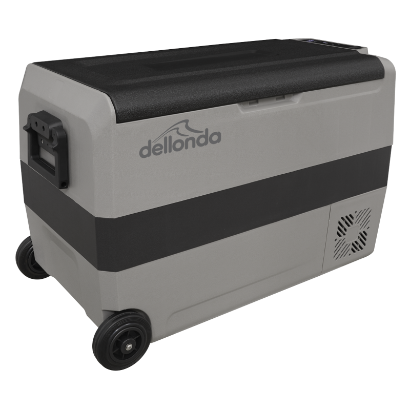 Dellonda 50L Portable Dual Zone Compressor Car Camping Fridge/Freezer 12/24V