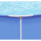 Dellonda 12ft Steel Frame Swimming Pool Round with Filter Pump, Blue