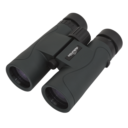 Dellonda 10x42mm Roof Prism BAK4 Binoculars, Waterproof & Fogproof with Case & Lens Caps