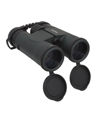 Dellonda 10x42mm Roof Prism BAK4 Binoculars, Waterproof & Fogproof with Case & Lens Caps