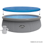 Dellonda Swimming Pool Top Cover with Rope Ties for DL18