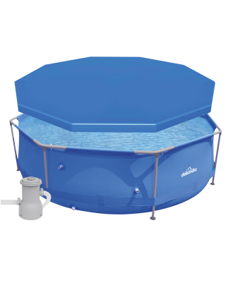 Dellonda Swimming Pool Top Cover with Rope Ties for DL19