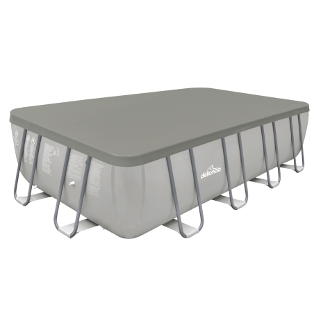 Dellonda Swimming Pool Top Cover with Rope Ties for DL22