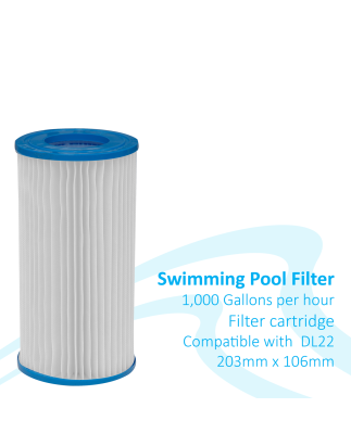 Dellonda Swimming Pool Filter Cartridge, Use For DL22