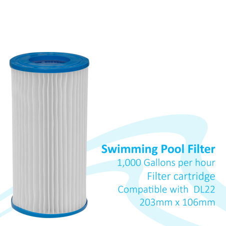 Dellonda Swimming Pool Filter Cartridge, Use For DL22