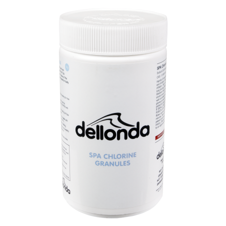 Dellonda Granules de chlore 1 kg pour spas, spas et piscines