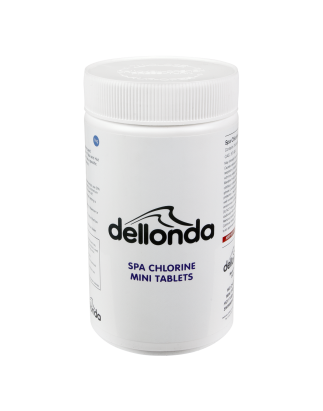 Dellonda Mini pastilles de chlore 1 kg pour spas, spas et piscines