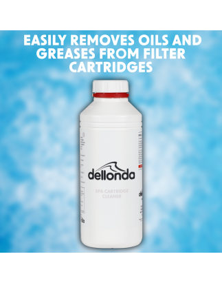 Dellonda 1L Cartridge Cleaner for Hot Tubs, Spas & Pools