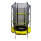 Dellonda 55" Mini Trampoline with Safety Enclosure Net