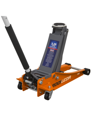 Low Profile Rocket Lift Trolley Jack 2.25 Tonne - Orange