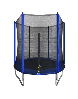 Trampoline d'extérieur robuste Dellonda de 6 pieds avec filet de sécurité