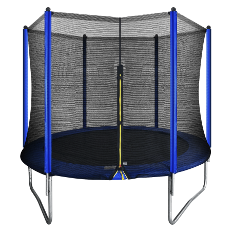 Dellonda 8ft Heavy-Duty Outdoor Trampoline with Safety Enclosure Net