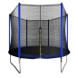 Dellonda 10ft Heavy-Duty Outdoor Trampoline with Safety Enclosure Net