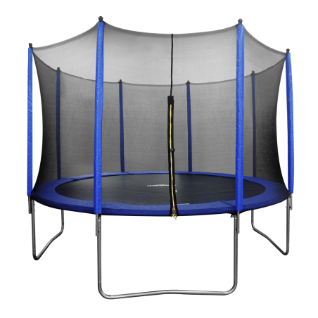 Trampoline d'extérieur robuste Dellonda de 12 pieds avec filet de sécurité