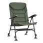 Dellonda Chaise de pêche/camping portable, inclinable, hauteur réglable, résistante à l'eau, pieds rotatifs pour plusieurs terra