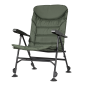 Dellonda Portable Fishing/Camping Chair, Reclining, Adjustable Height, Water Resistant, Rotating Feet for Multiple Terrain, Fold