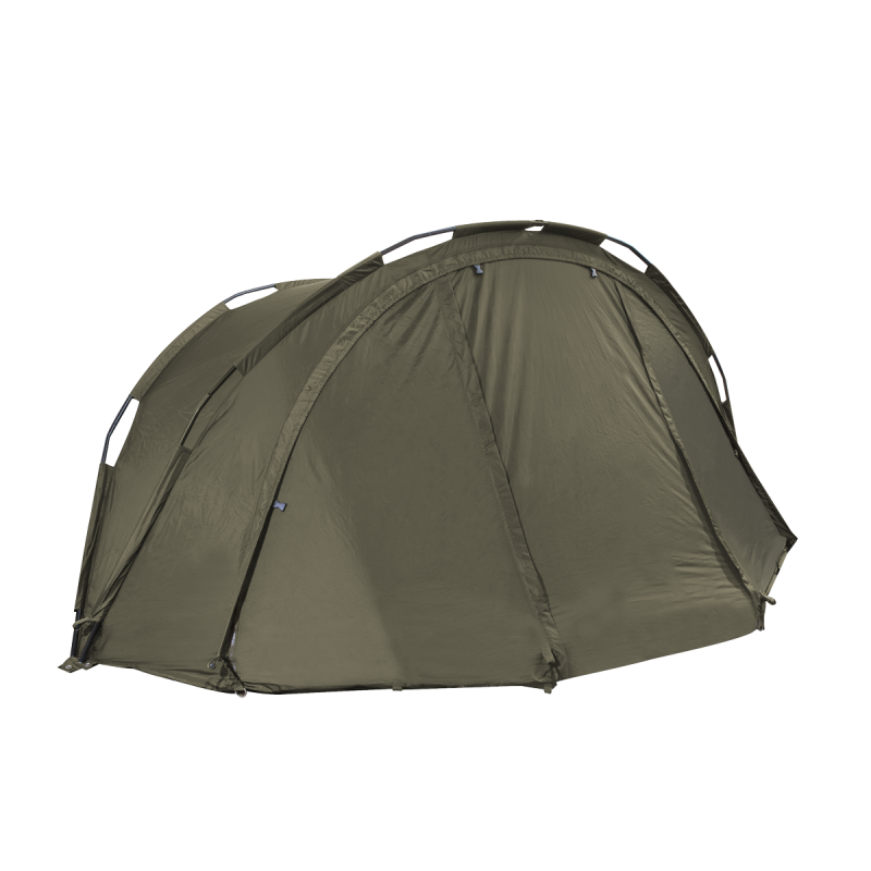 Dellonda Tente de bivouac de pêche à la carpe 1 personne, imperméable et protection UV, poteaux pré-filetés à assemblage rapide 