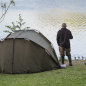 Dellonda Fishing Bivvy Carp Tent Lightweight 2-Man Waterproof & UV Protection Quick Assembly Pre-Threaded Poles with Ground Shee