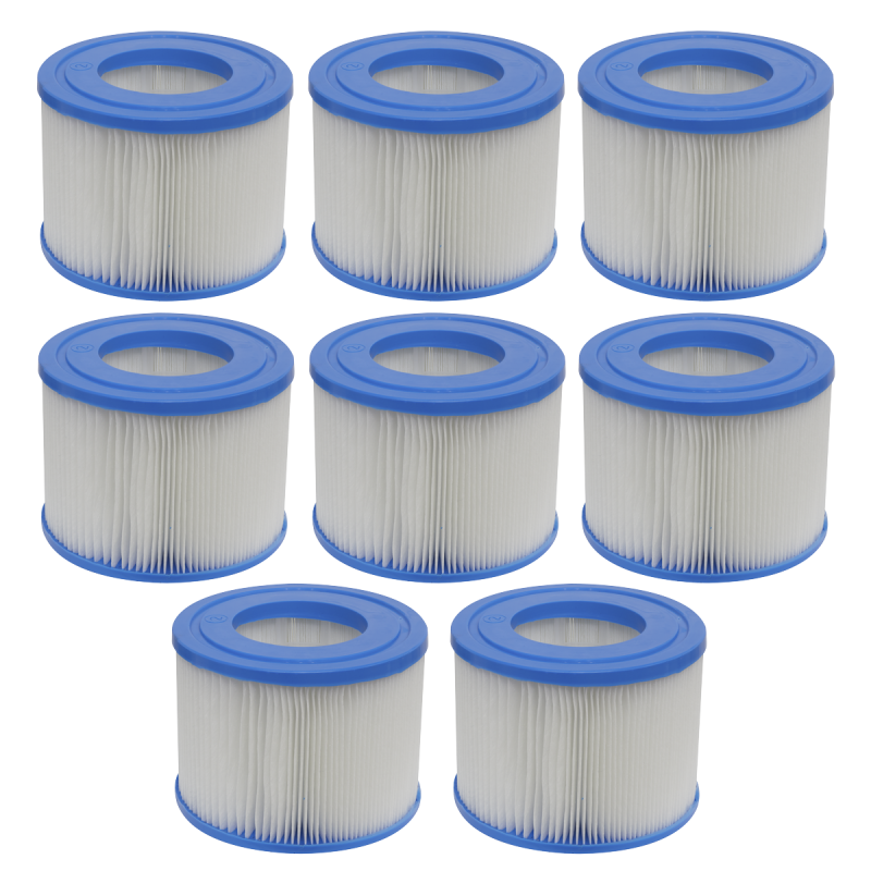 Dellonda Hot Tub/Spa Filter Cartridge Pack of 8