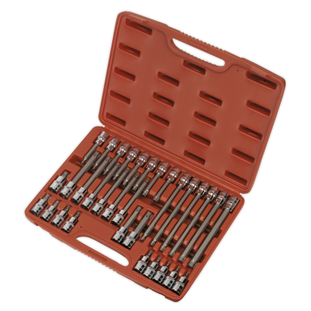 TRX-Star* Socket Bit Set 32pc 1/2"Sq Drive