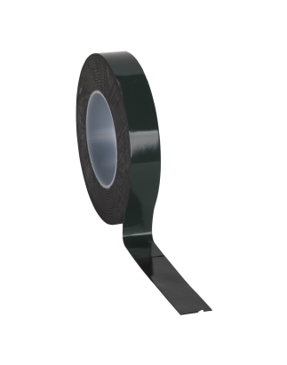 Double-Sided Adhesive Foam Tape 25mm x 10m Green Backing