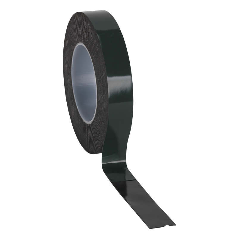 Double-Sided Adhesive Foam Tape 25mm x 10m Green Backing